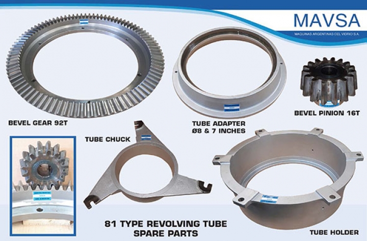 revolving tube spare parts 8 inches - f81_web